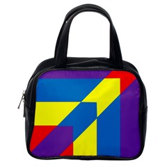 Colorful Red Yellow Blue Purple Classic Handbag (one Side) by Pakrebo