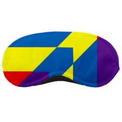 Colorful Red Yellow Blue Purple Sleeping Masks by Pakrebo