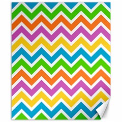 Chevron Pattern Design Texture Canvas 8  X 10  by Pakrebo