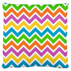 Chevron Pattern Design Texture Large Cushion Case (two Sides) by Pakrebo