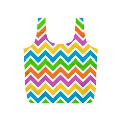 Chevron Pattern Design Texture Full Print Recycle Bag (s) by Pakrebo