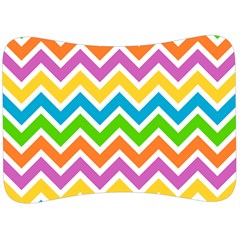 Chevron Pattern Design Texture Velour Seat Head Rest Cushion