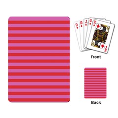 Stripes Striped Design Pattern Playing Cards Single Design by Pakrebo