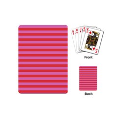 Stripes Striped Design Pattern Playing Cards (mini) by Pakrebo