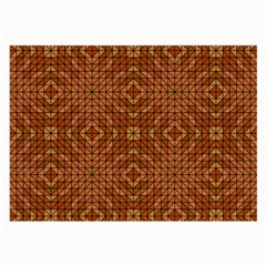 Mosaic Triangle Symmetry Large Glasses Cloth by Pakrebo