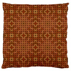 Mosaic Triangle Symmetry Large Cushion Case (one Side) by Pakrebo