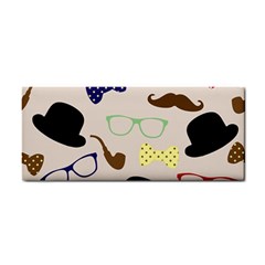 Moustache Hat Bowler Bowler Hat Hand Towel