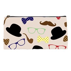 Moustache Hat Bowler Bowler Hat Pencil Cases by Pakrebo