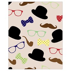 Moustache Hat Bowler Bowler Hat Drawstring Bag (small)