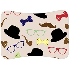 Moustache Hat Bowler Bowler Hat Velour Seat Head Rest Cushion