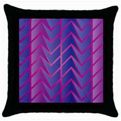 Geometric Background Abstract Throw Pillow Case (black) by Pakrebo