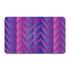 Geometric Background Abstract Magnet (rectangular) by Pakrebo