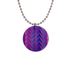 Geometric Background Abstract 1  Button Necklace by Pakrebo