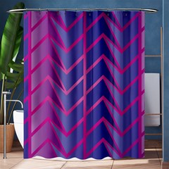 Geometric Background Abstract Shower Curtain 60  X 72  (medium)  by Pakrebo