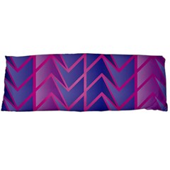 Geometric Background Abstract Body Pillow Case (dakimakura) by Pakrebo