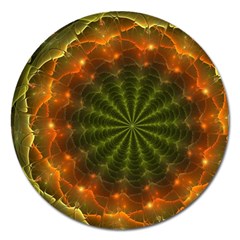 Fractal Digital Magnet 5  (round) by Pakrebo