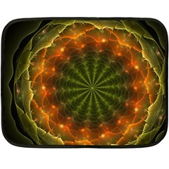 Fractal Digital Fleece Blanket (mini) by Pakrebo