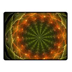 Fractal Digital Fleece Blanket (small) by Pakrebo