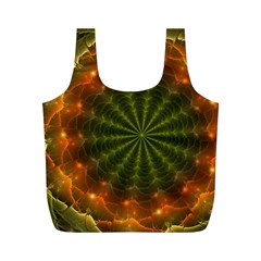 Fractal Digital Full Print Recycle Bag (m)