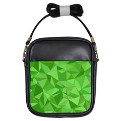 Mosaic Tile Geometrical Abstract Girls Sling Bag