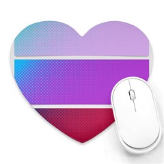 Pattern Banner Set Dot Abstract Heart Mousepads by Pakrebo