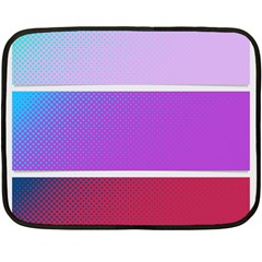 Pattern Banner Set Dot Abstract Fleece Blanket (mini) by Pakrebo