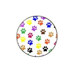 Pawprints Paw Prints Paw Animal Hat Clip Ball Marker (4 Pack) by Pakrebo