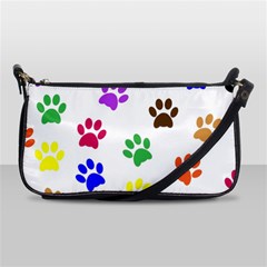 Pawprints Paw Prints Paw Animal Shoulder Clutch Bag by Pakrebo