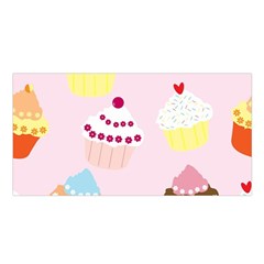 Cupcakes Wallpaper Paper Background Satin Shawl