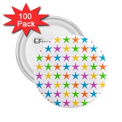 Star Pattern Design Decoration 2.25  Buttons (100 pack) 