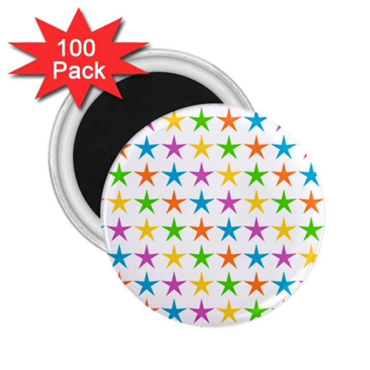 Star Pattern Design Decoration 2.25  Magnets (100 pack) 