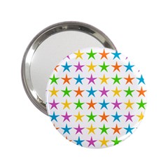 Star Pattern Design Decoration 2.25  Handbag Mirrors