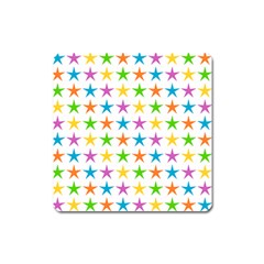 Star Pattern Design Decoration Square Magnet