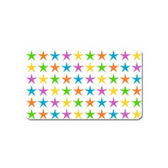 Star Pattern Design Decoration Magnet (name Card) by Pakrebo