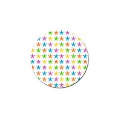 Star Pattern Design Decoration Golf Ball Marker (10 pack)