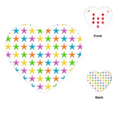 Star Pattern Design Decoration Playing Cards (Heart)