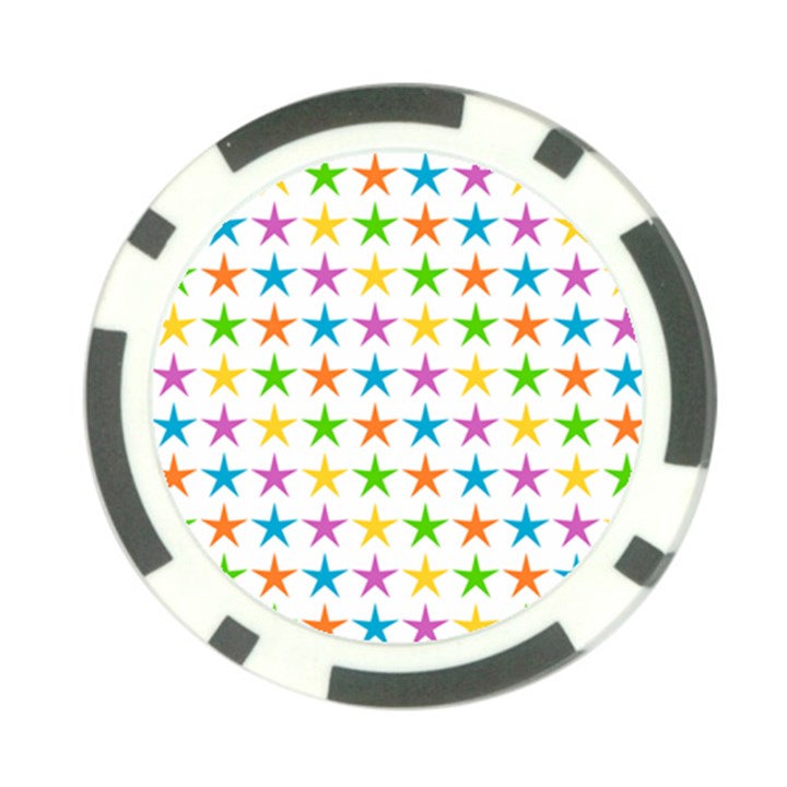 Star Pattern Design Decoration Poker Chip Card Guard