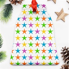 Star Pattern Design Decoration Bell Ornament (Two Sides)