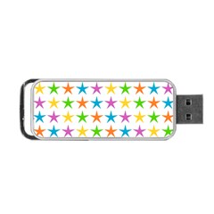 Star Pattern Design Decoration Portable USB Flash (One Side)