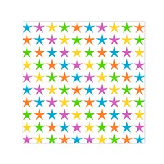 Star Pattern Design Decoration Small Satin Scarf (Square)