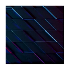 Glass Scifi Violet Ultraviolet Tile Coasters by Pakrebo