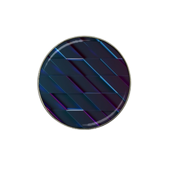 Glass Scifi Violet Ultraviolet Hat Clip Ball Marker