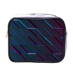 Glass Scifi Violet Ultraviolet Mini Toiletries Bag (one Side) by Pakrebo