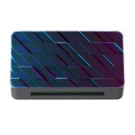 Glass Scifi Violet Ultraviolet Memory Card Reader with CF Front