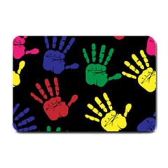 Handprints Hand Print Colourful Small Doormat  by Pakrebo