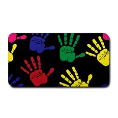 Handprints Hand Print Colourful Medium Bar Mats by Pakrebo