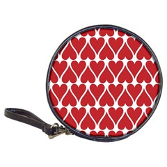 Hearts Pattern Seamless Red Love Classic 20-cd Wallets