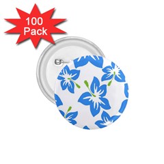 Hibiscus Wallpaper Flowers Floral 1 75  Buttons (100 Pack)  by Pakrebo