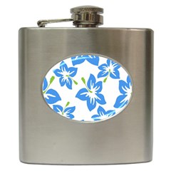 Hibiscus Wallpaper Flowers Floral Hip Flask (6 Oz) by Pakrebo