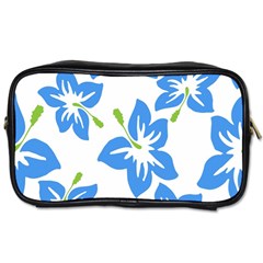 Hibiscus Wallpaper Flowers Floral Toiletries Bag (one Side) by Pakrebo